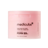 MEDICUBE PDRN Pink Collagen Toning Gel Toner Pad 70 Sheets