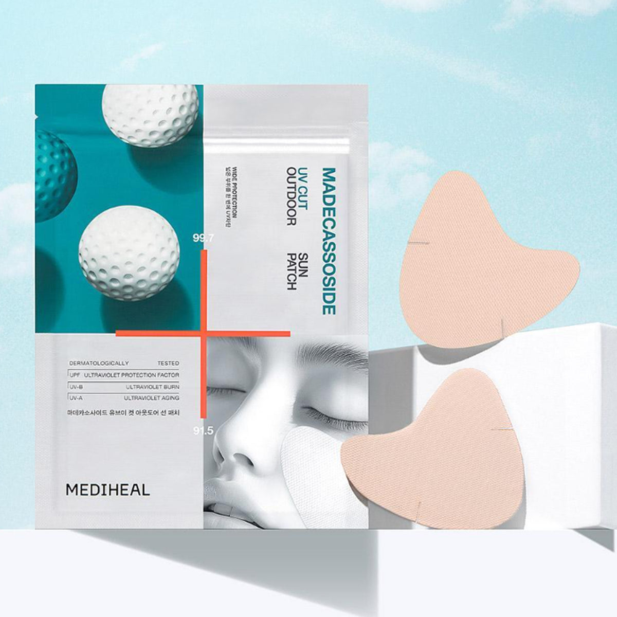 MEDIHEAL Madecassoside UV Cut Patch Sun Outdoor [protección amplia]