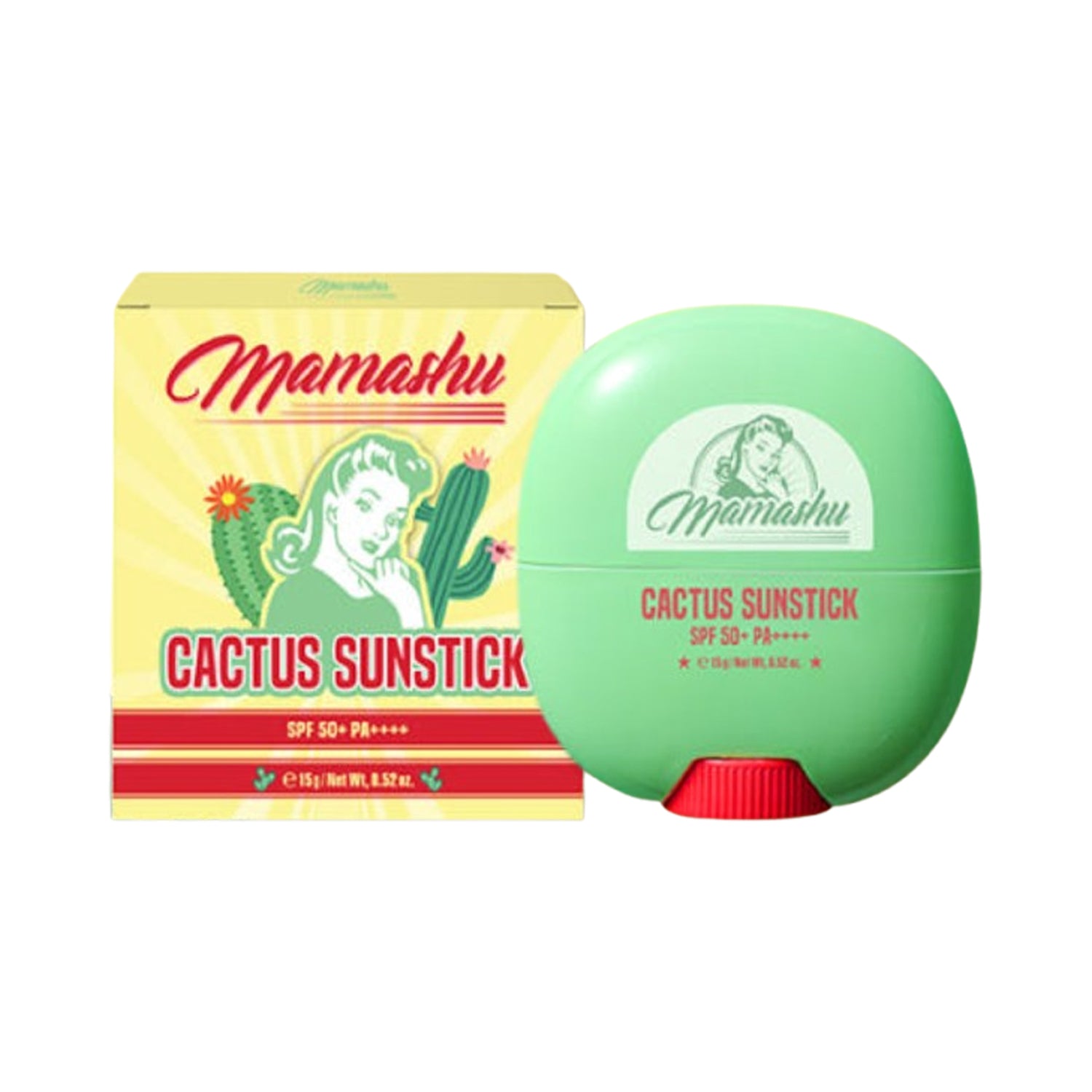 Mamashu Cactus Sun Stick SPF50+ PA++++ 15g