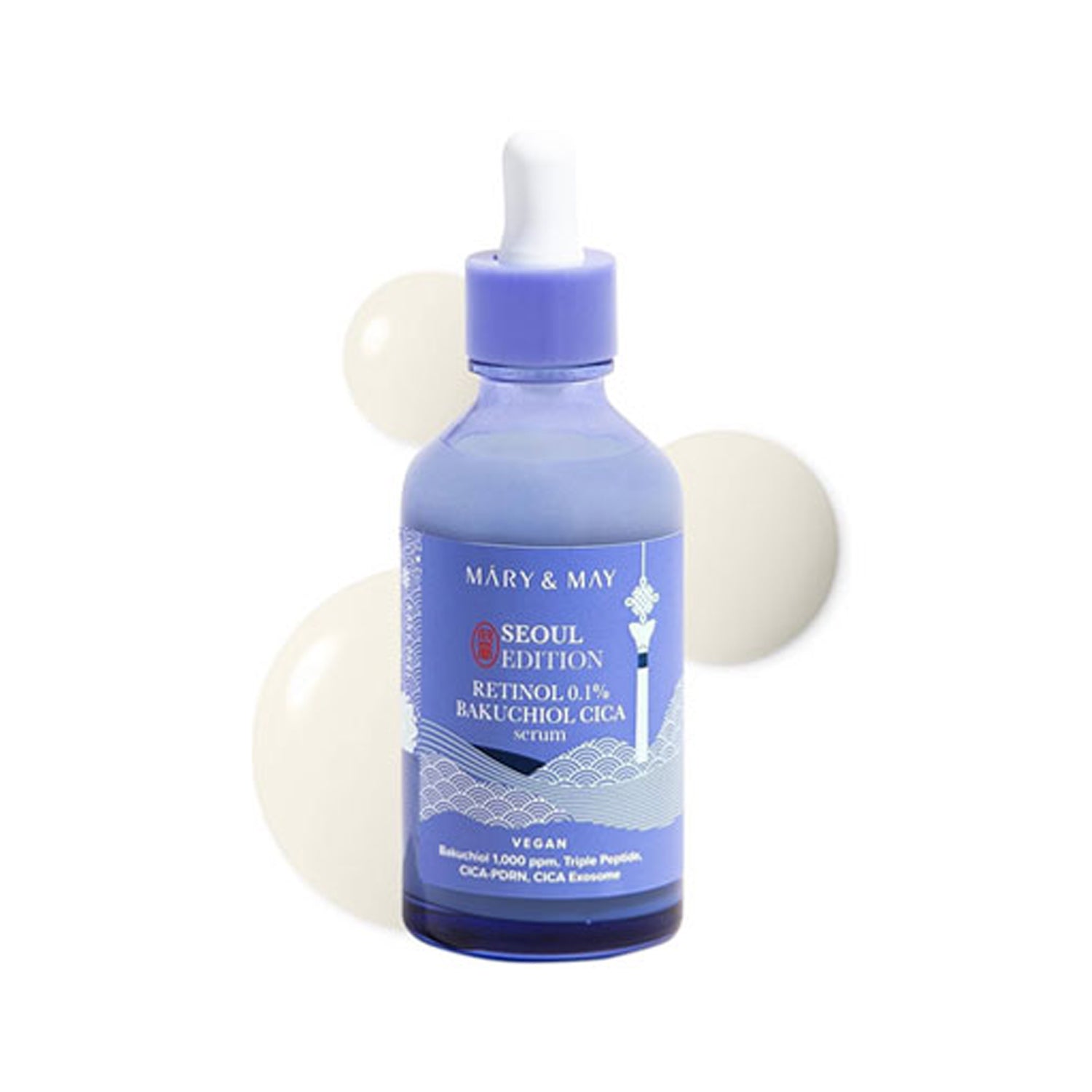 Mary&May Retinol 0.1% + Bakuchiol Cica Serum 80ml