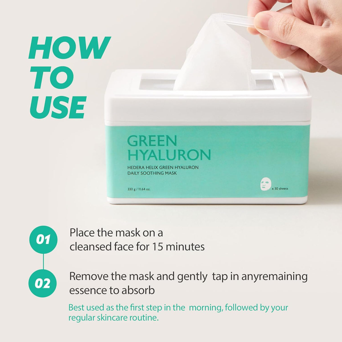 Leche Touch LHA HYALURON MASK DIARIA SOATHING 330G X 30 Hojas