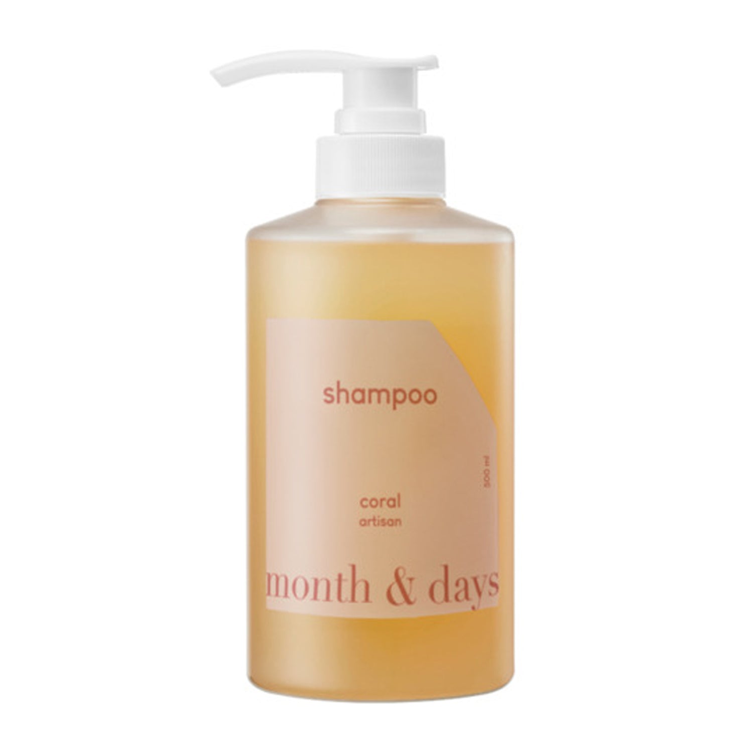 Mes y días de perfume cabello coral artesano champú 500ml