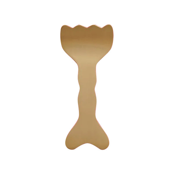 NOTDAM Bangjja Brassware Tulip Scalp Gua Sha Massager with Complimentary Jeogori Gift