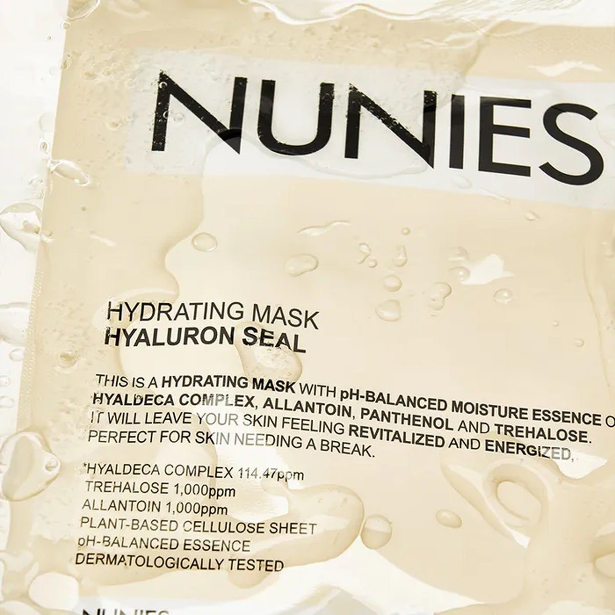 NUNIES Hydrating Mask Hyaluron Seal 5 Sheets