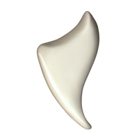 Oikeiosis Museum Rotund Ceramic Gua Sha (Triangular)