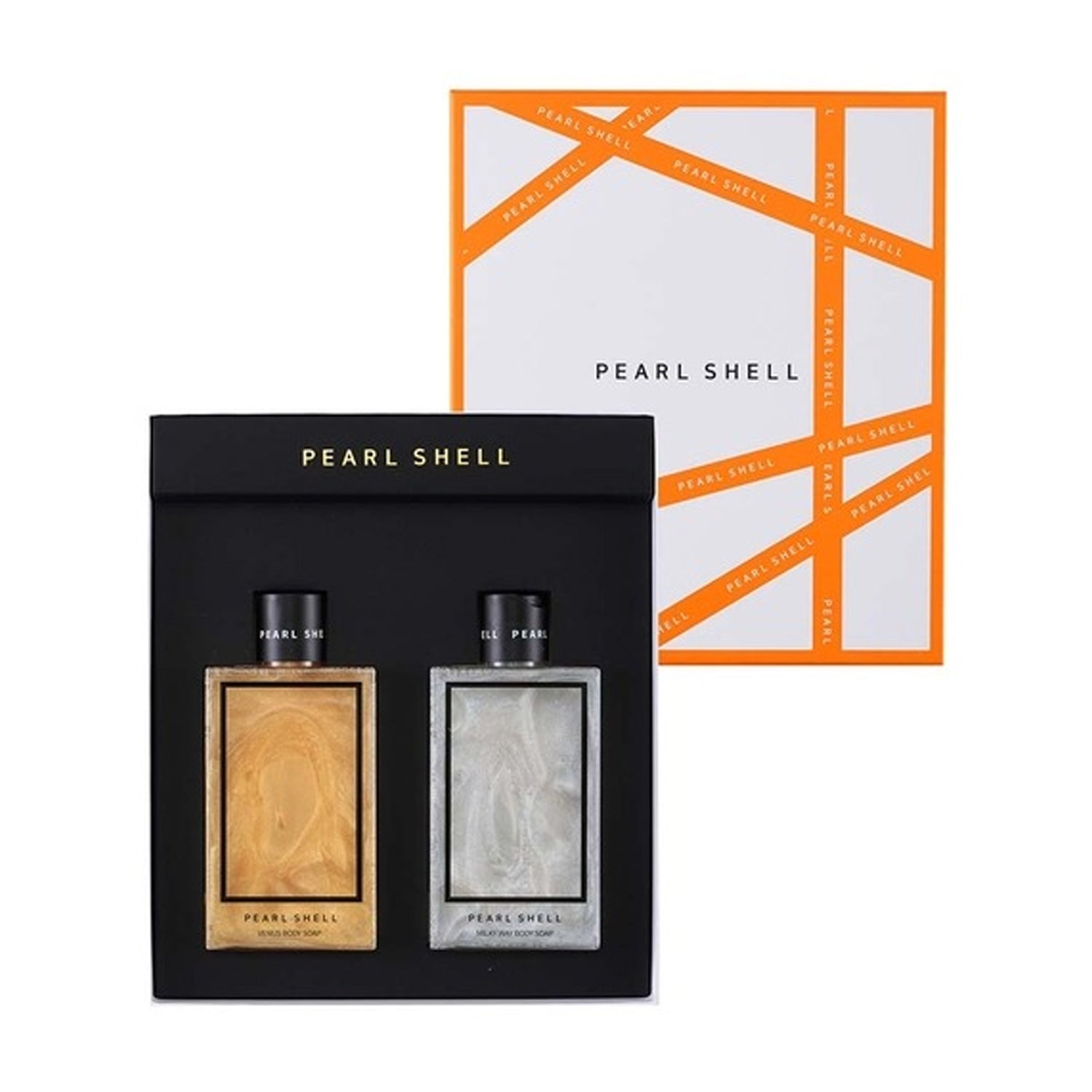 PEARL SHELL Body Care Soap Set (Venus Soap + Milky Way Soap)
