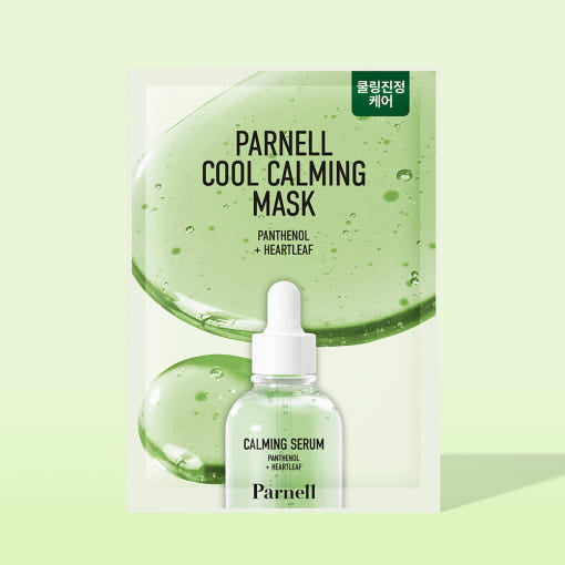 Parnell Panthenol Heartleaf Cool Calming Mask 20g x 10ea