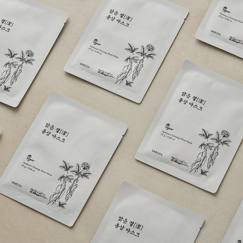 varuza Radiance Ginseng Sheet Mask 1ea