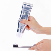 Re: kit de 2 piezas de blanqueamiento radiante de cepillo (blanqueamiento dental 80g + pasta de dientes brillante 40 g)