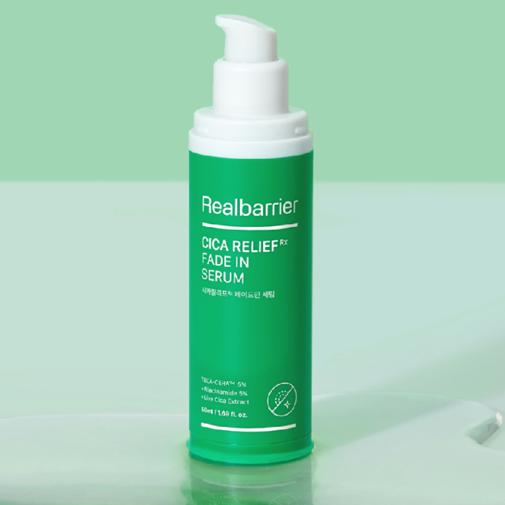 Real Barrier Cica Relief RX Fade-In Sero 50 ml (producto principal + recarga)