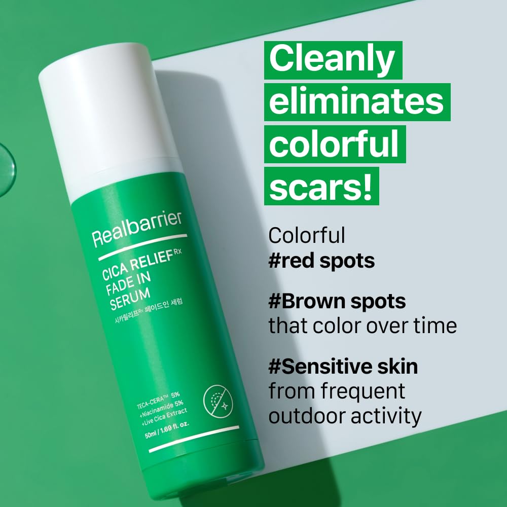 Real Barrier Cica Relief RX Fade-In Sero 50 ml (producto principal + recarga)