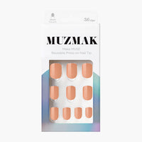Consejos de uñas Muzmak 36pcs #Royal Milktea (cuadrado corto)