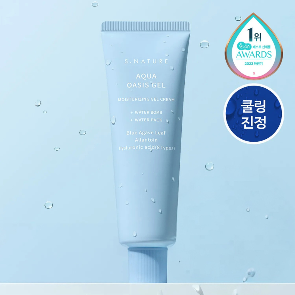 S.NATURE Aqua Oasis Hydrating Gel Cream 80ml + Squalane Serum 70ml
