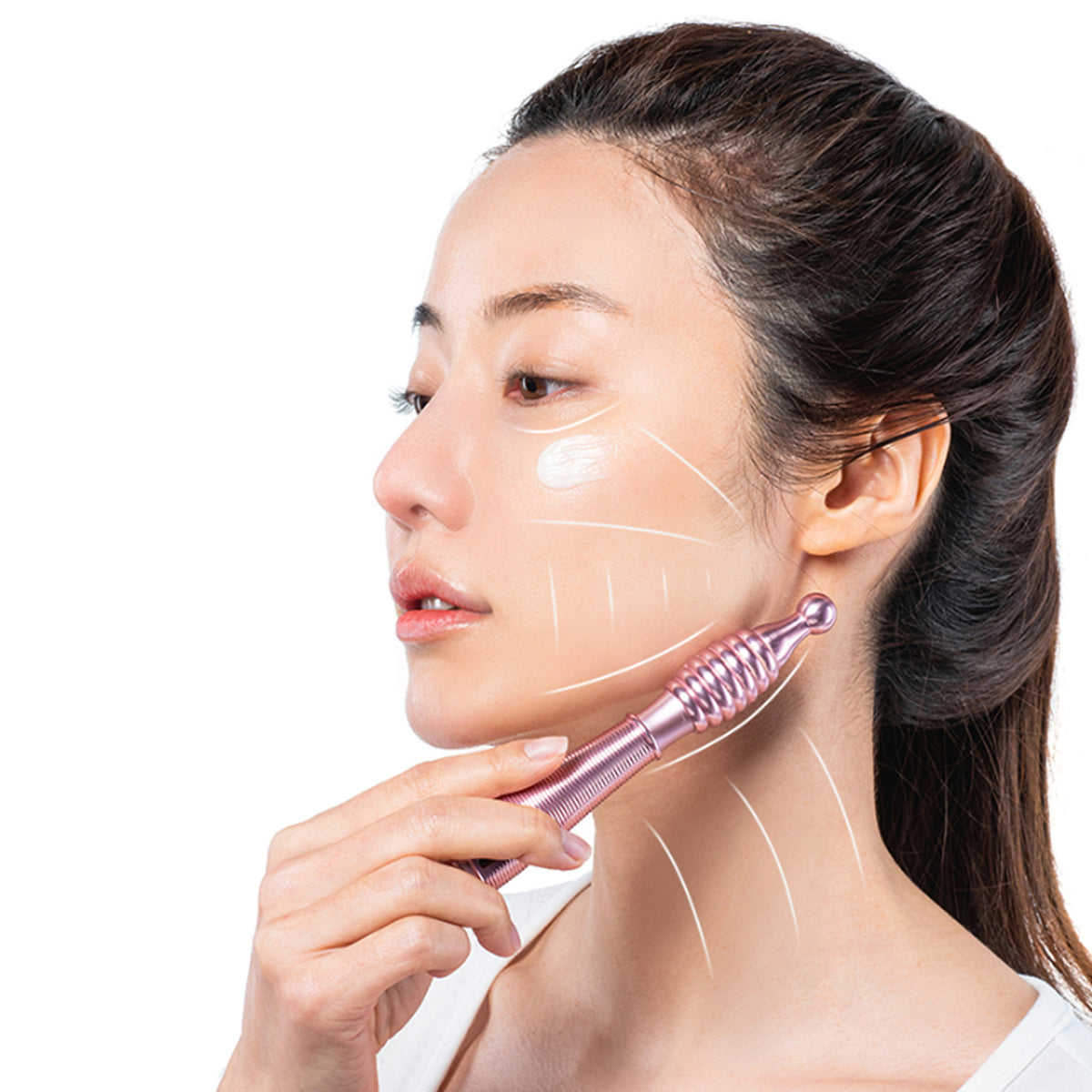 Skederm Shibong Galvanic Automatic Vibration ion Elastic masajeador elástico