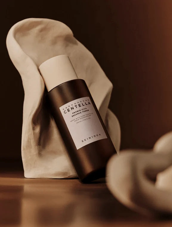 SKIN1004 Madagascar Centella Probio-Cica Essence Toner 210ml bottle with green and white label.