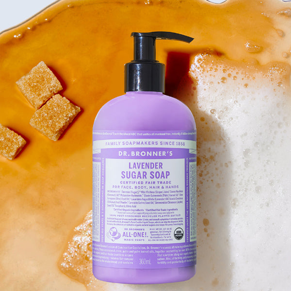 DR.BRONNER'S Lavender Organic Sugar Soap 360ml