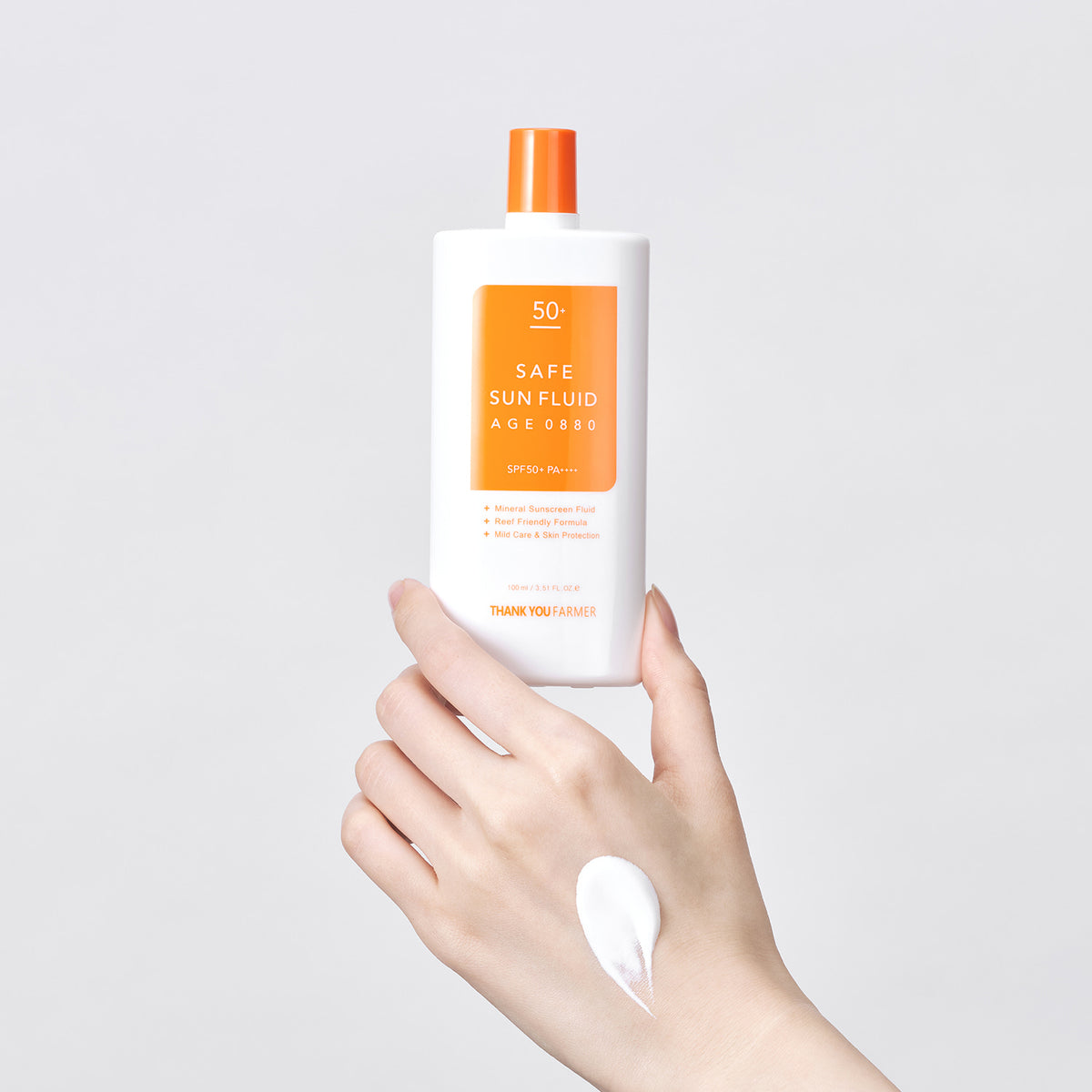 THANK YOU FARMER Safe Sun Fluid AGE 0880 SPF50+ PA++++ 100ml