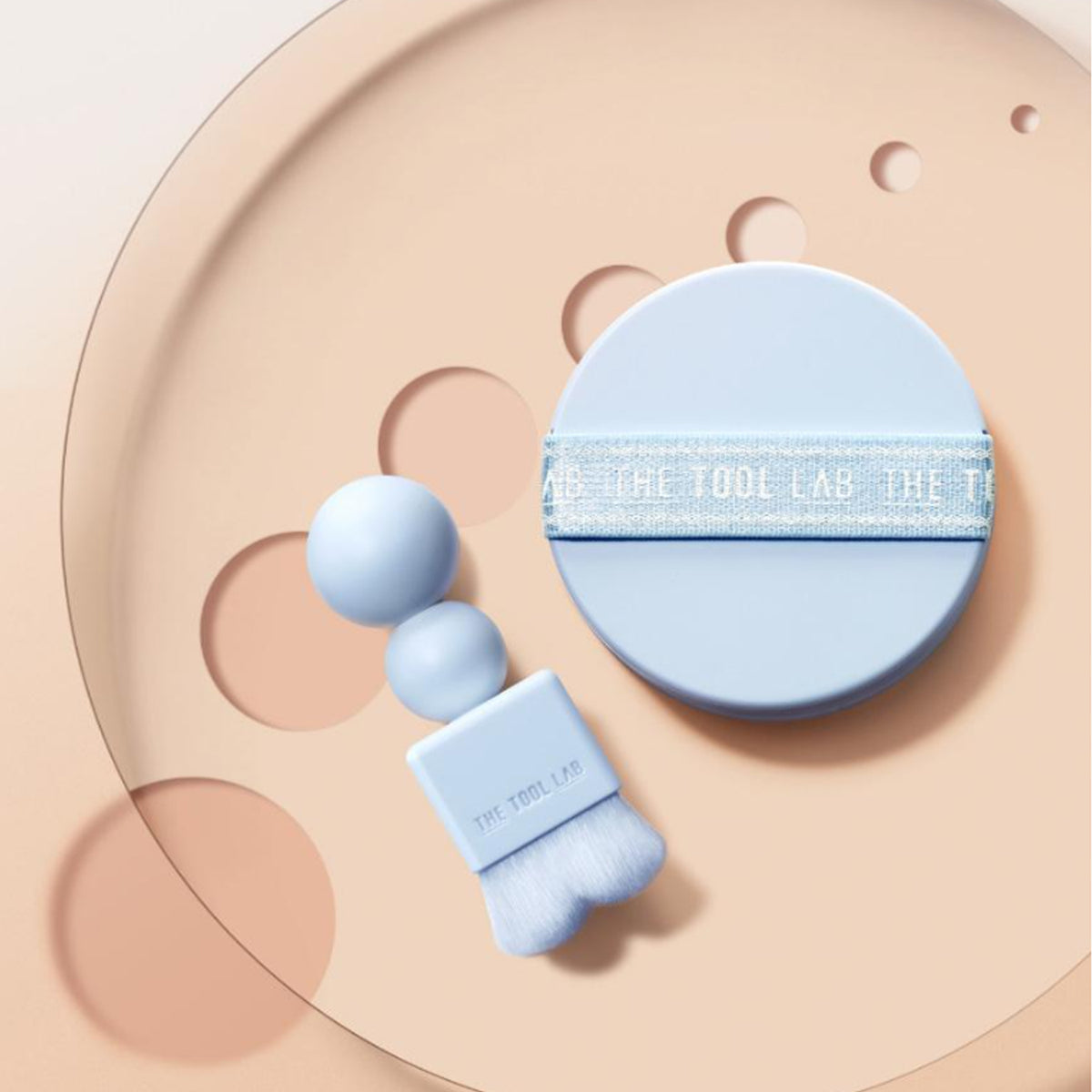 THE TOOL LAB Stamp Skin Fit Cushion Airy – Brush Set / Refill Set
