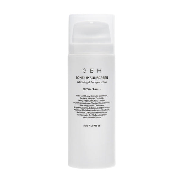 GBH COSMETIC Hypoallergenic Tone-Up Base Sunscreen SPF50+PA++++ 50ml