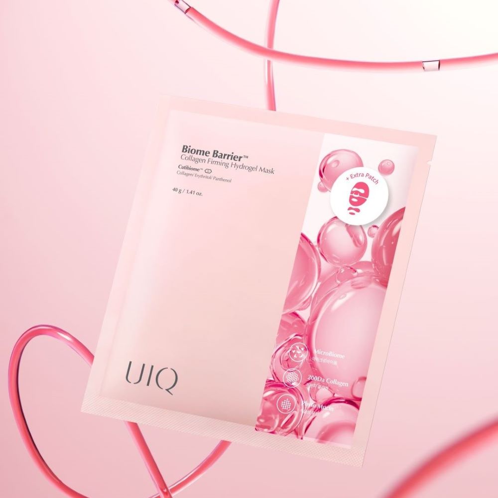 UIQ Biome Barrier Collagen Firming Hydrogel Mask 40g 20ea