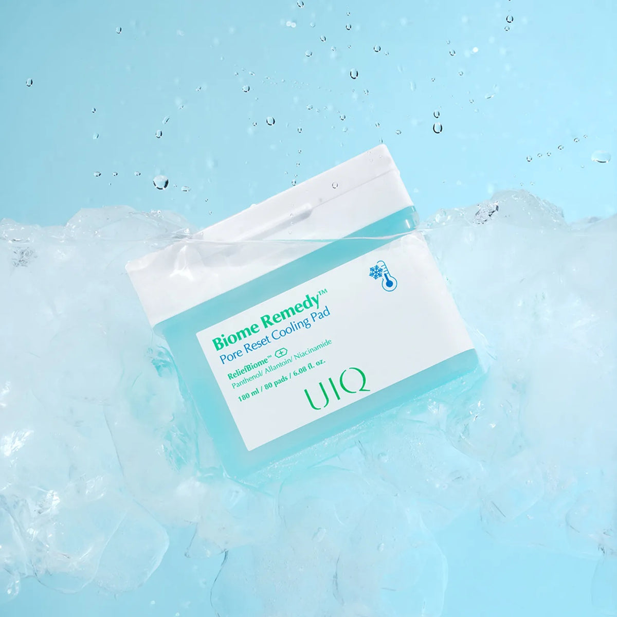 UIQ Biome Remedy Pore Reset Cooling Pad Refill 180ml 80ea