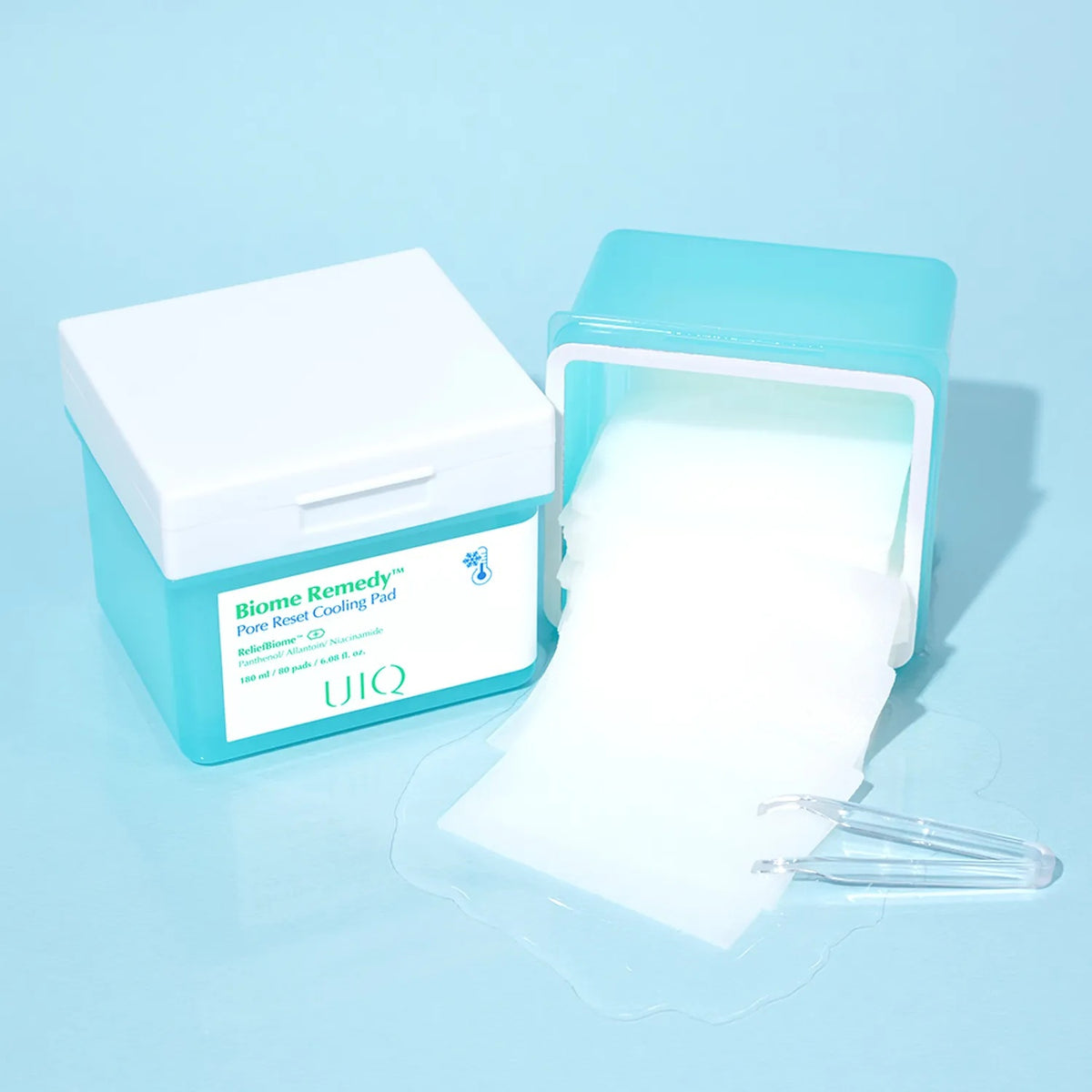 UIQ Biome Remedy Pore Reset Cooling Pad Refill 180ml 80ea