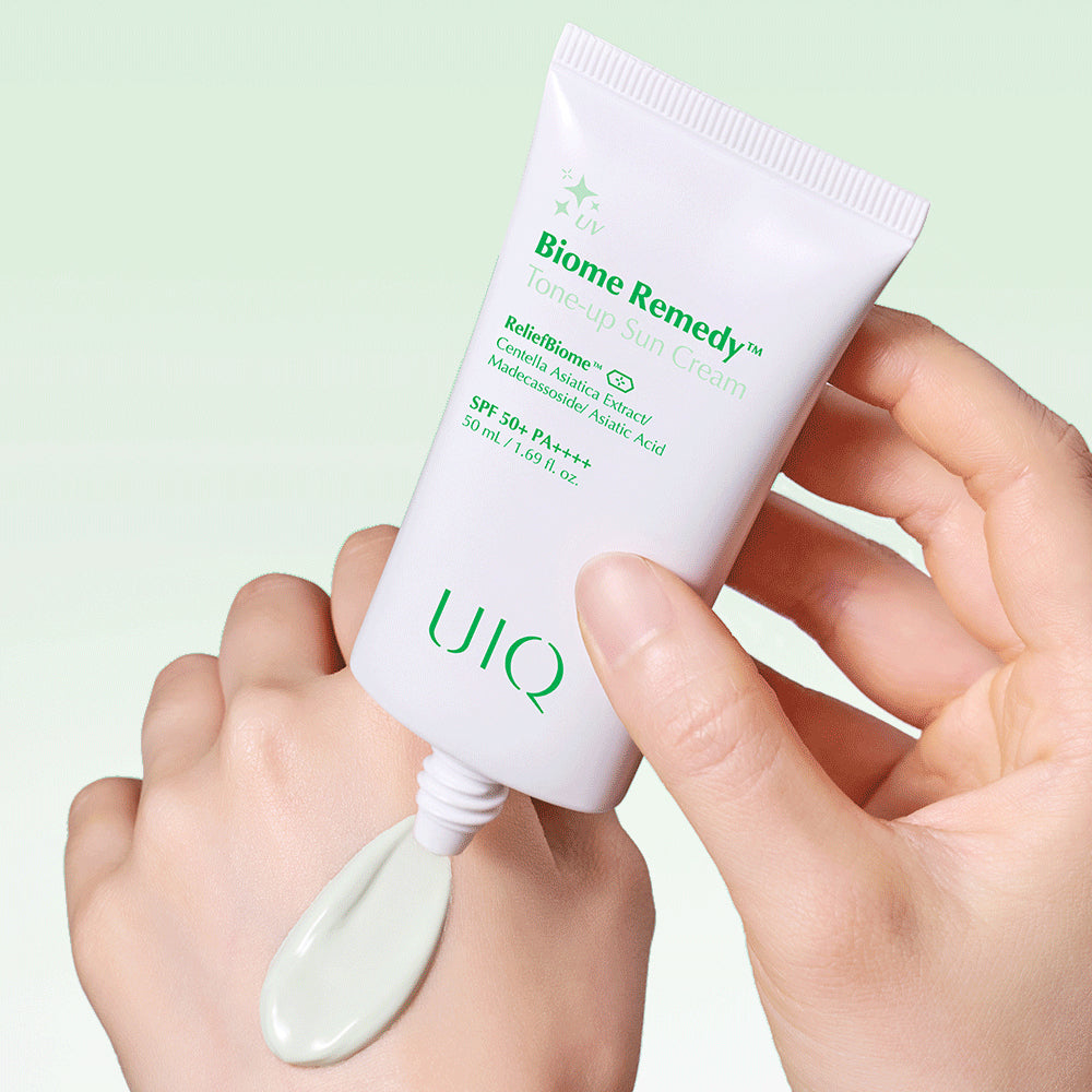 UIQ Biome Remedy Tone-Up Sun Cream Green SPF50+ PA++++ 50ml