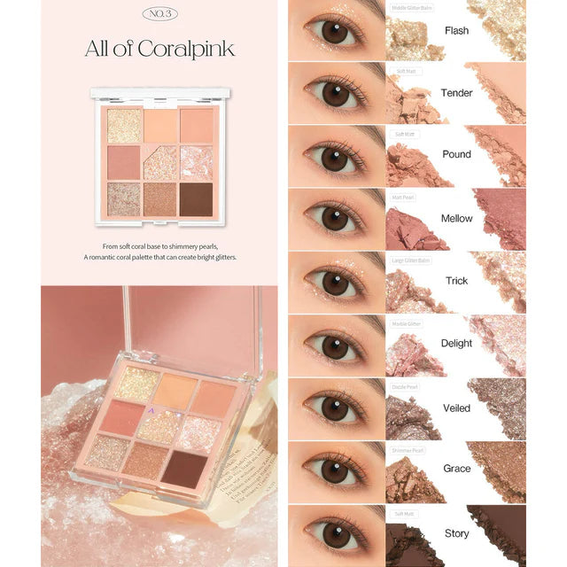 Unleashia Glitterpedia Eye Palette 6.6g 7 color