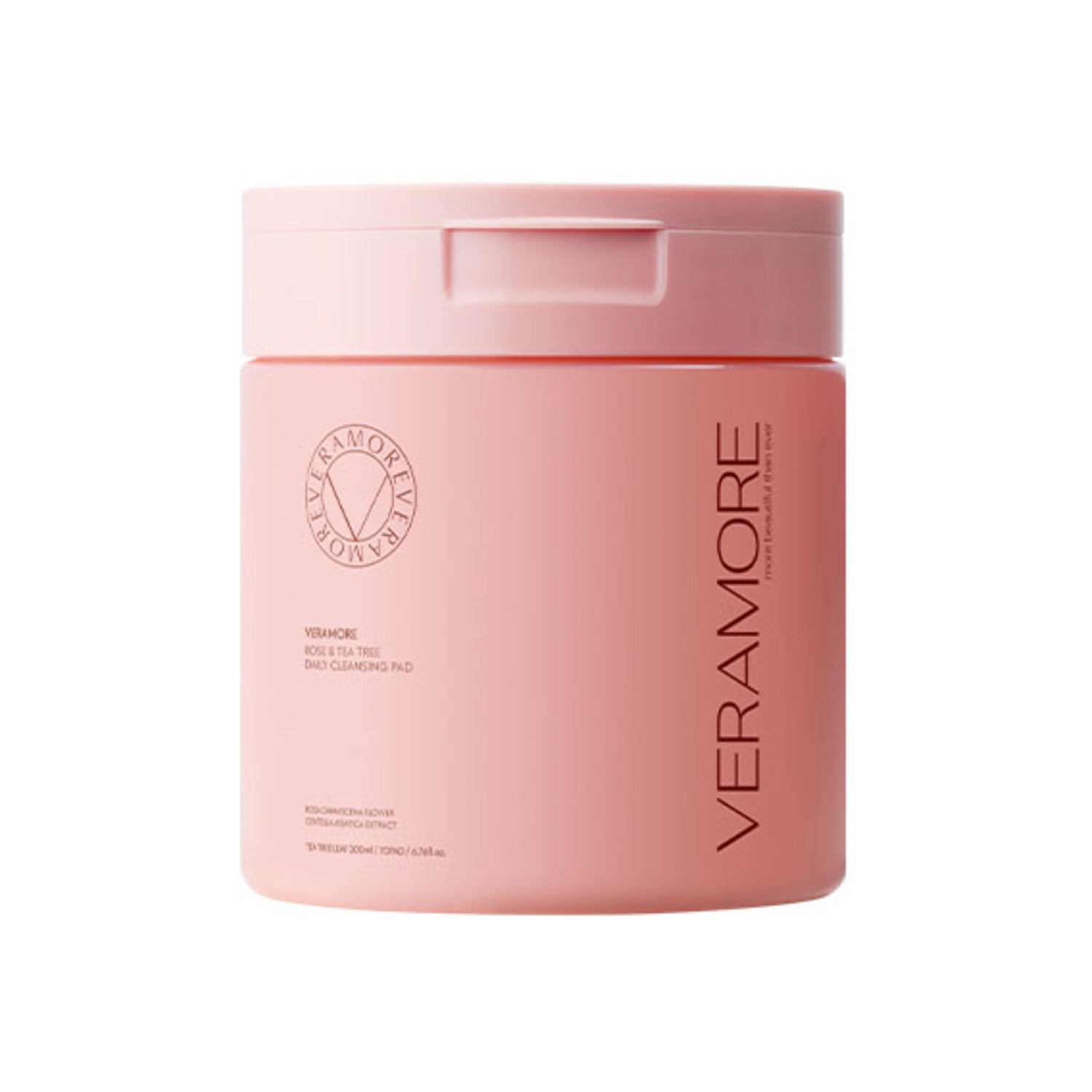VERAMORE Rose & Tea Tree Daily Cleansing Pad 70 Pads 200ml