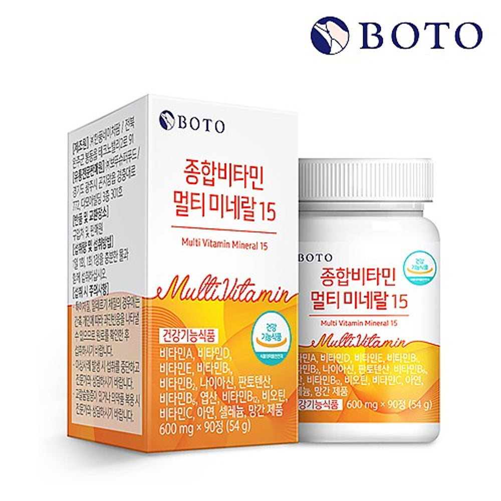 Mineral múltiple de Boto 15 600mg*90 cápsulas