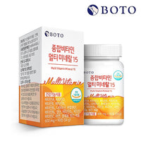 (NEWK) BOTO Multi Vitamin Mineral 15 600mg*90 Capsules - DODOSKIN
