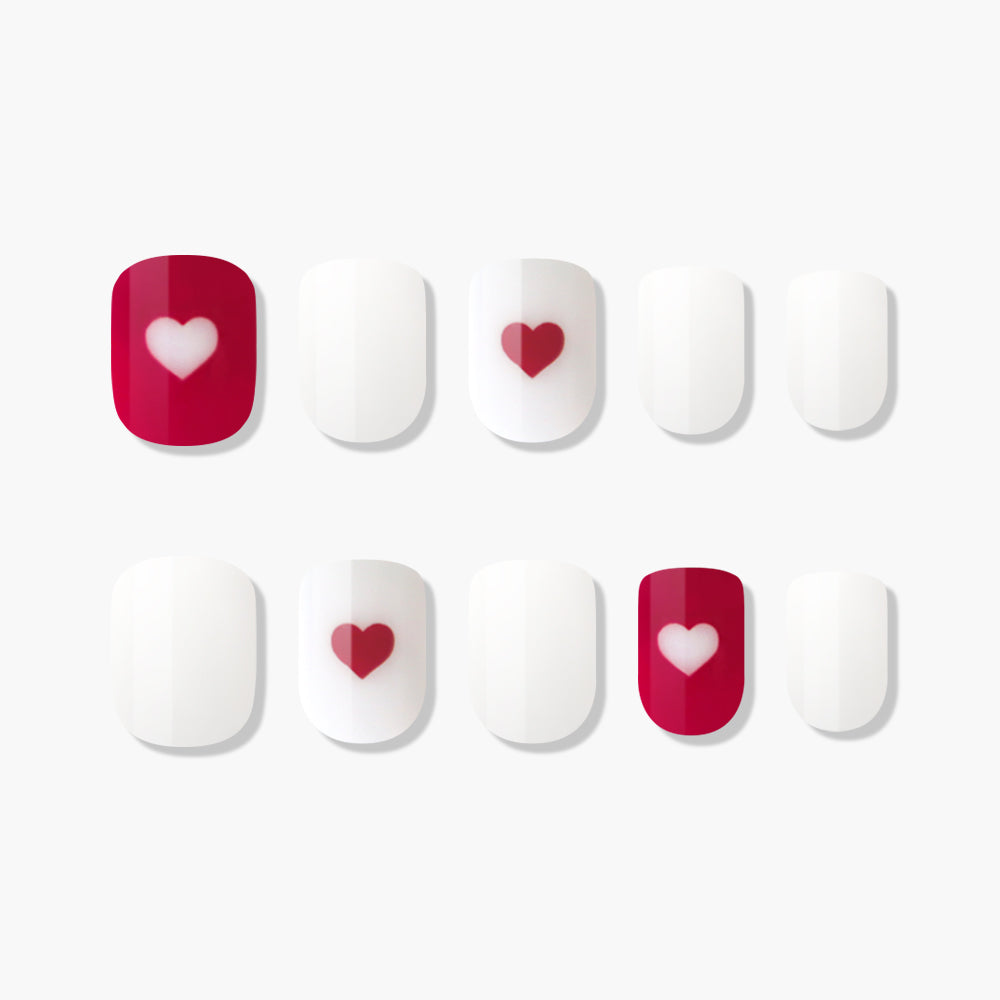 MUZMAK Nail Tips 36pcs #Viva Magenta(Short Square)
