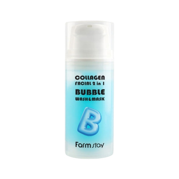 Farmstay Collagen Facial Two-in-One Bubble Wash & Mask 100ml