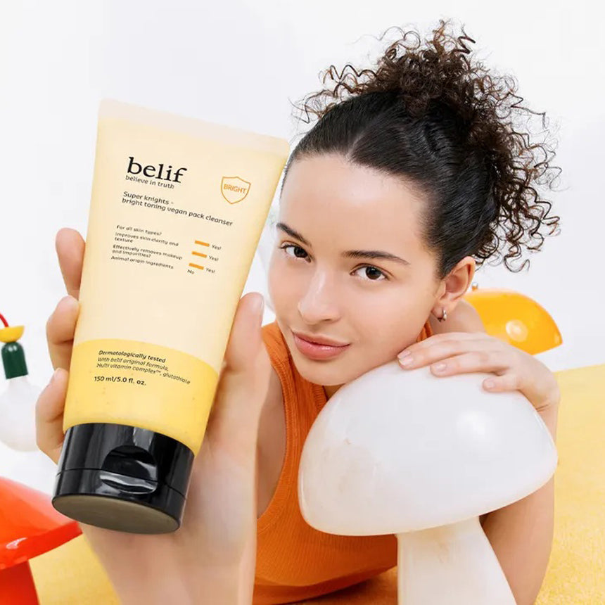 Belif Super Knights Cleanser de paquete vegano de tonificación brillante 150 ml