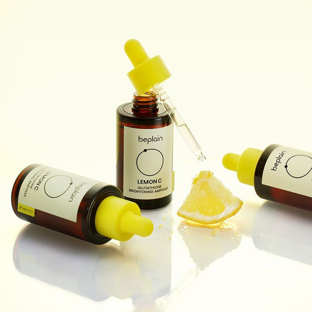 beplain Lemon C Glutathione Set de 2 piezas (almohadillas 70 hojas + ampolla 30ml)