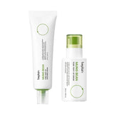 beplain Juego de poro de poros Mung Bean (suero 30 ml + crema calmante 60 ml)