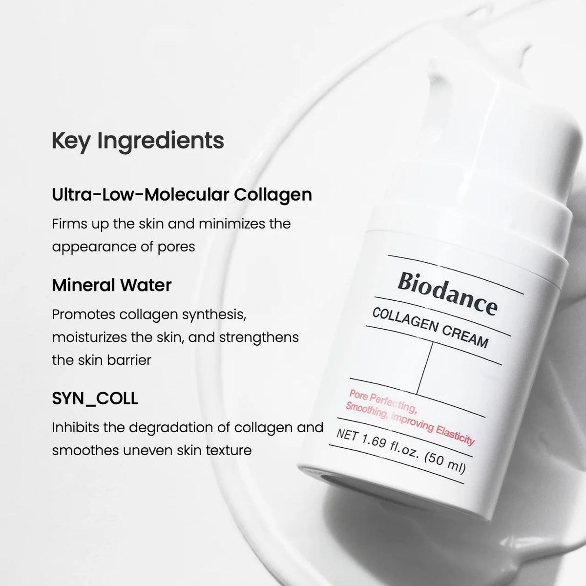 Biodance poro perfeccionando crema de péptido de colágeno 50 ml