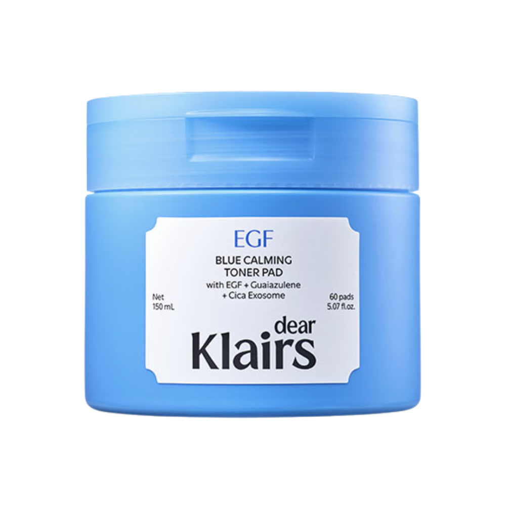 Querido, Klairs EGF Almohadilla de tóner calmante azul 150 ml (60 almohadillas)