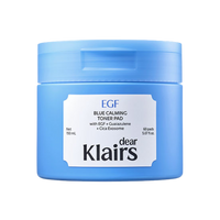 Querido, Klairs EGF Almohadilla de tóner calmante azul 150 ml (60 almohadillas)