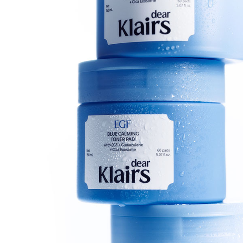 Querido, Klairs EGF Almohadilla de tóner calmante azul 150 ml (60 almohadillas)