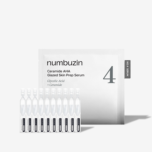 numbuzin No.4 Ceramide AHA Glazed Skin Prep Serum 1.3ml x 10ea