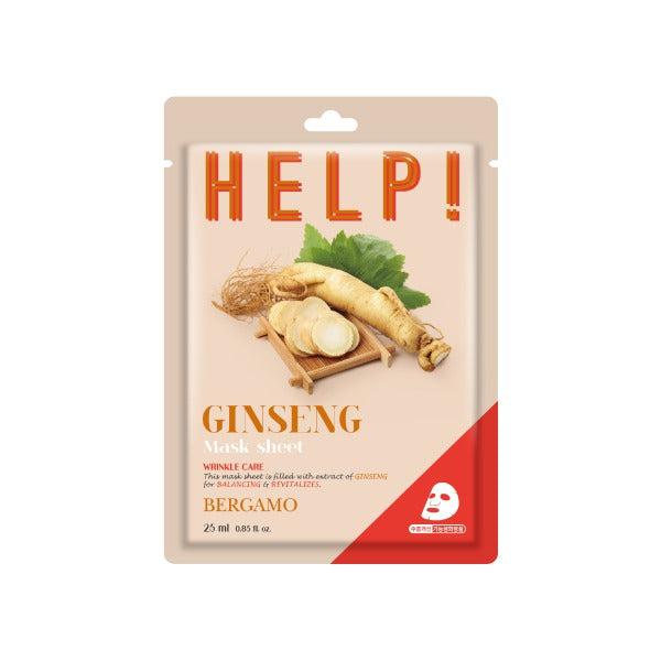 Bergamo Help! Mask Pack Ginseng 25ml *10ea - DODOSKIN