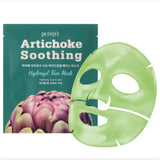 Petitfee alcachofa calmante de la mascarilla de hidrogel 5ea
