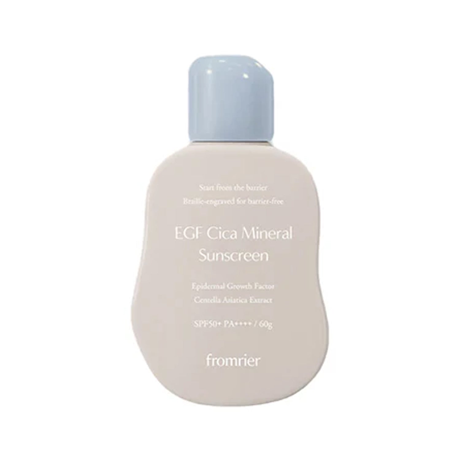 fromrier Vegan EGF Cica Mineral Sunscreen SPF50+ PA++++ 60g