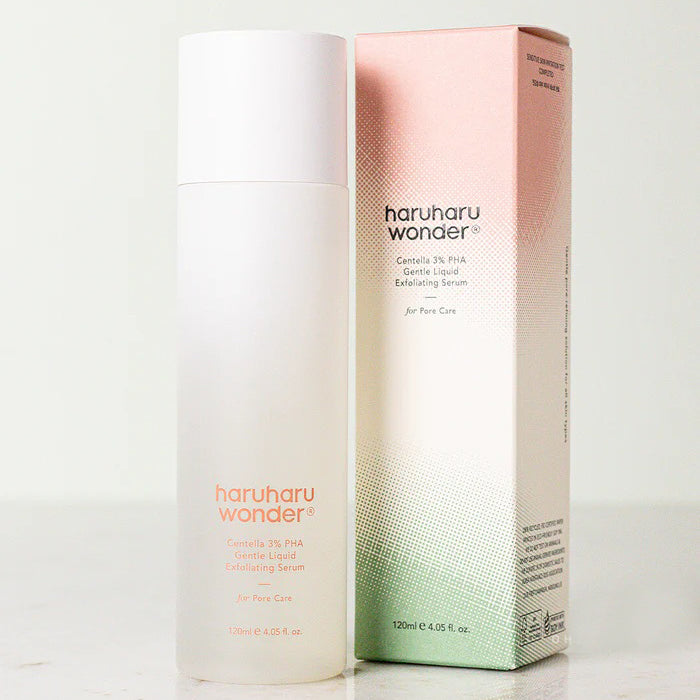 Haruharu Wonder Centella 3% PHA Sero exfoliante de líquido suave 120 ml