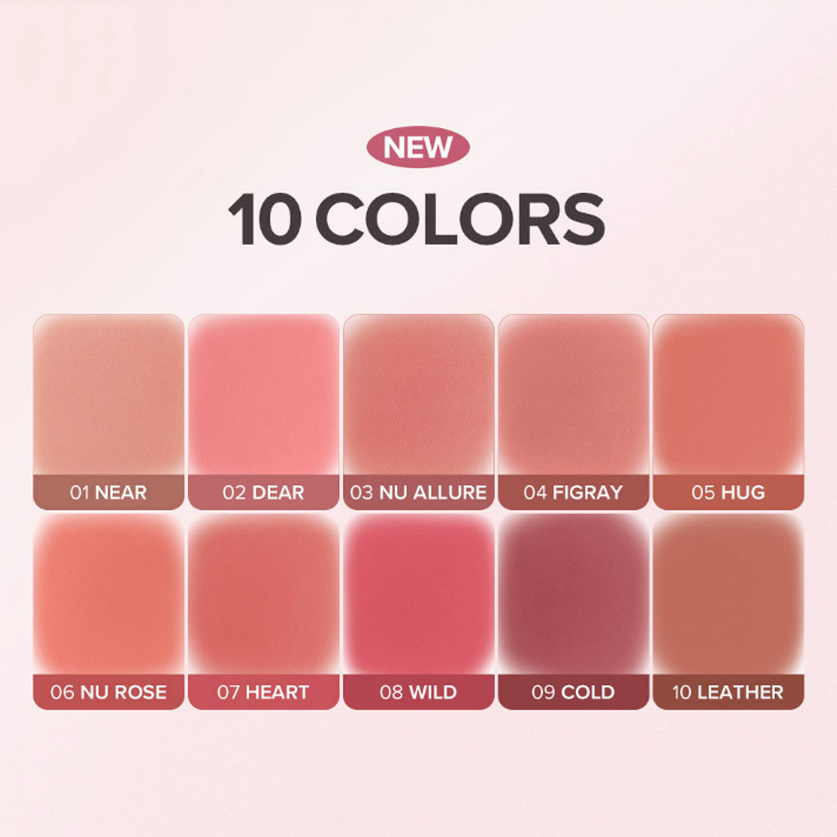 hince Nu Blur Tint 10 Colors
