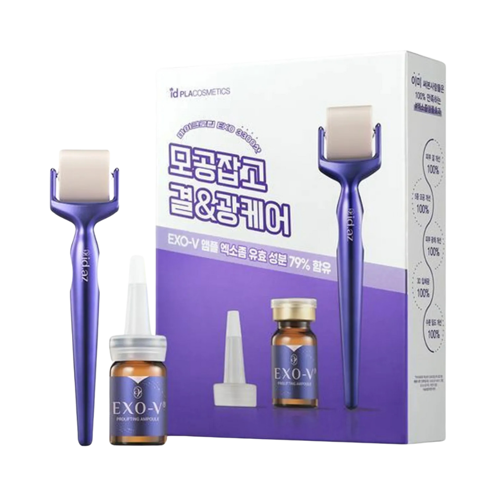 ID Placosmetics EXO-V Prolifting Pore Care de cuidado (Ampoule de elevación 5 ml+MTS Roller)