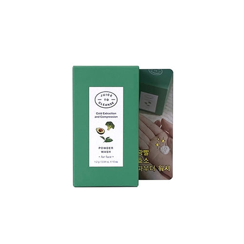 JUICE TO CLEANSE Powder Wash 1.2g * 10ea