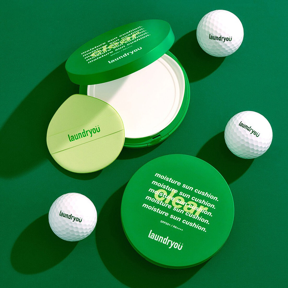 LAUNDRYOU X BE Clean Moisture Sun Cushion Clear Spf50+PA +++++ 25g