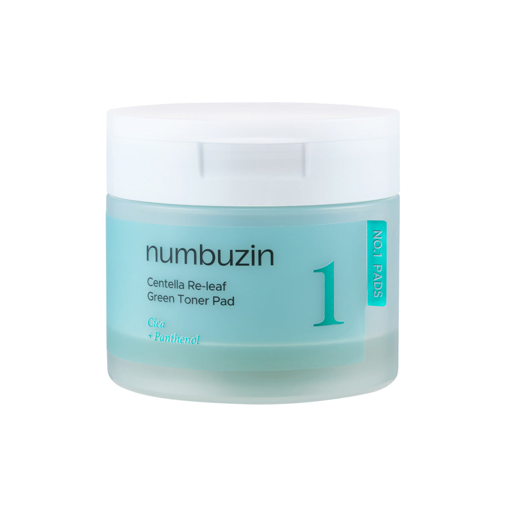 numbuzin No.1 Centella Re-leaf Green Toner Pad 190ml (70 pads)